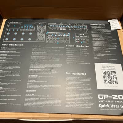 Valeton GP-200Xwith GP-200X Multi-Effects Processor 10th Anniversary Blue & Red image 7