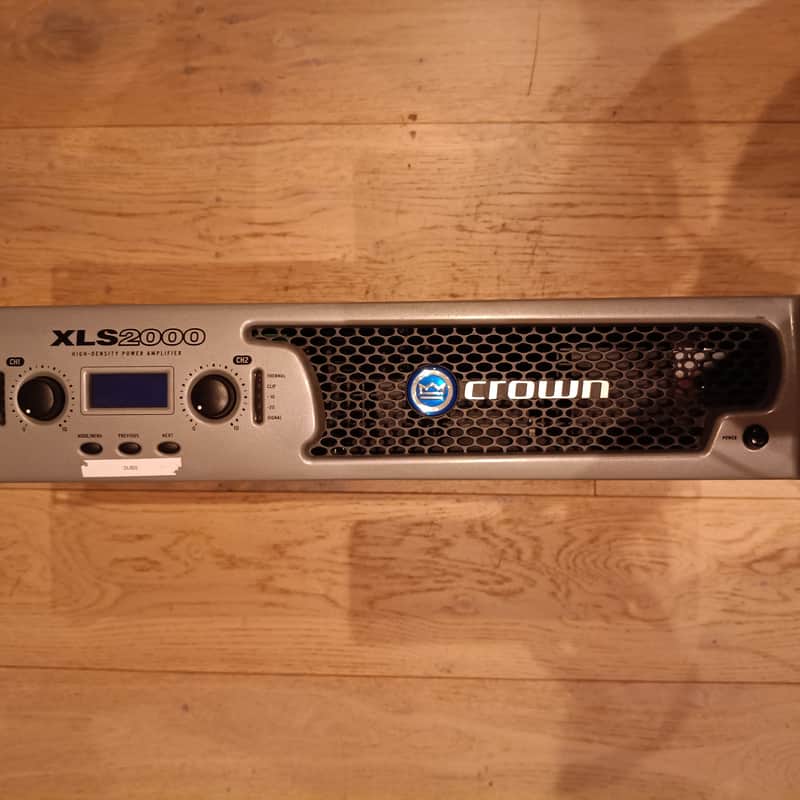 2010s Crown XLS 2000 2-Channel High Density Power Amplifier Si…