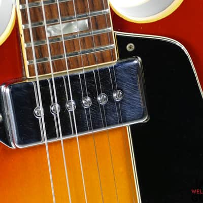 1968 Gibson ES-330 No F-Holes Employee Made Sunburst w/ OHSC image 15