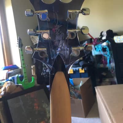 BC Rich Warlock Acrylic platinum series 1990s Black / Chrome image 9
