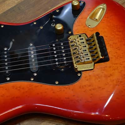 Fender Japan STR-75R Pro Feel Series SSH FR SB 1988' image 3