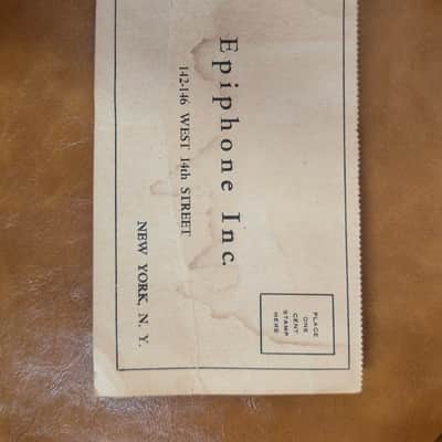 Epiphone Triumph 1941 w/original case Consignment Bild 24