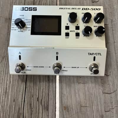 Boss DD-500 Delay 2015 - Present - White electric guitar multi effect delay image 4