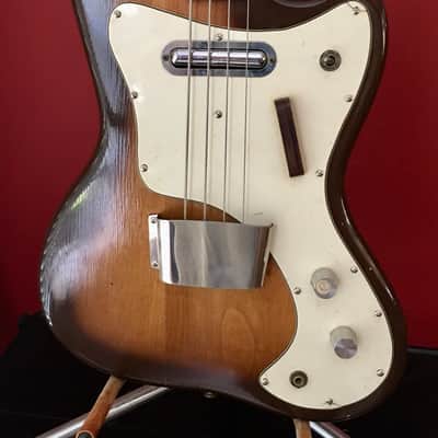 VINTAGE 60’s SILVERTONE BASS GUITAR image 1