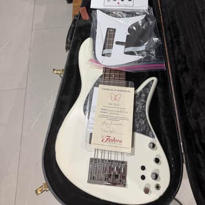 Fodera Fodera Emperor 5 Standard Classic 2023 - Satin Olympic White 2023 image 10
