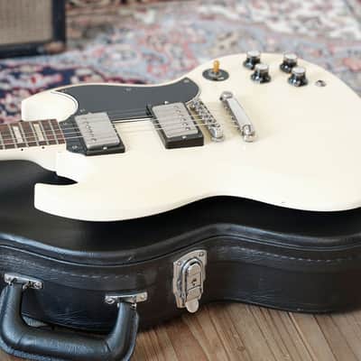 MIJ 1989 Greco Polaris White SG Standard model SS63-60 with Sheptone pickups image 20