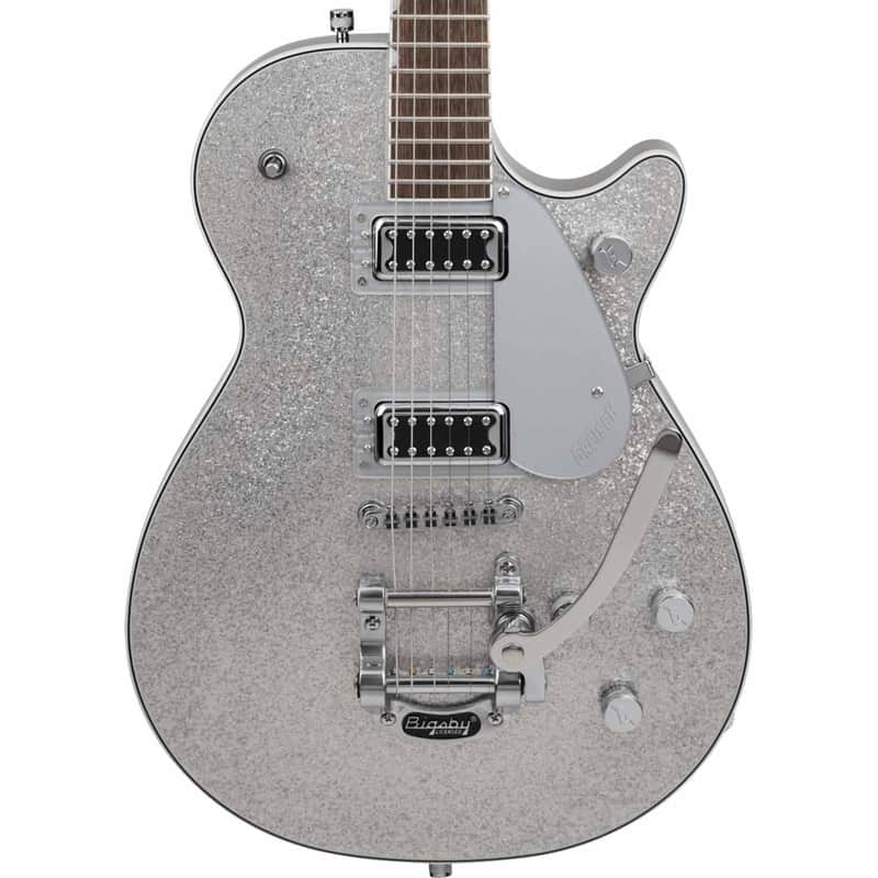 Gretsch G5230T Electromatic® Sparkle Jet™ FT Single-Cut with Bigsby® - Silver Sparkle image 1
