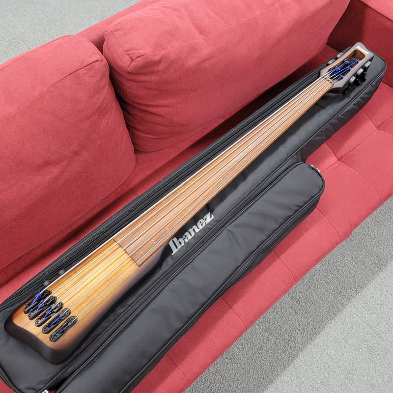Ibanez UB805-MOB Upswing Upright Bass with Stand and Bag - Mahogany Oil Burst image 1
