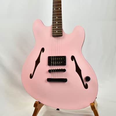 Fender Tom DeLonge Starcaster Shell Pink SH-5 Duncan Custom Semi Hollow with Locking Tuners image 8