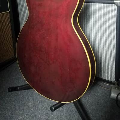 Yamaha SA2000S Solid Spruce Top Burgundy & OHSC 1978 image 8