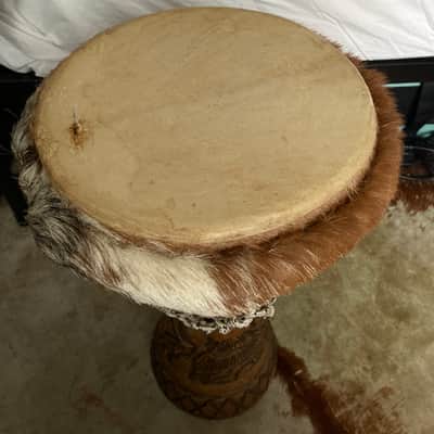 Original Goat skin Djembe imagen 4