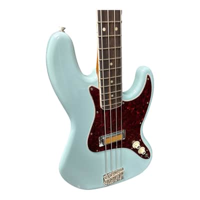 Fender "Gold Foil" Jazz, Sonic Blue w/ Ebony *IN STOCK* image 4