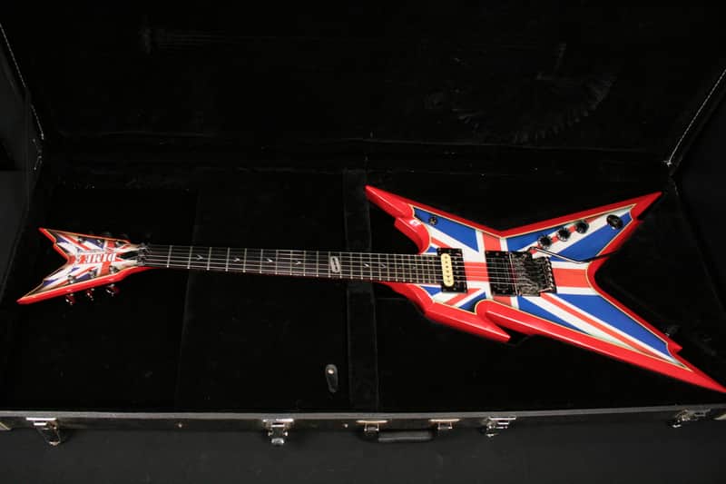 Dean Dime Razorback Union Jack Limited Edition Dimebag Darrell
