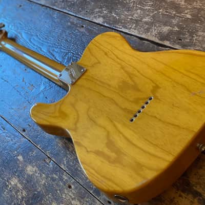 Fender Japan Telecaster 1952 Keith Richards 'Micawber' Reissue 2010 Aged Natural Ash w/ HSC image 5