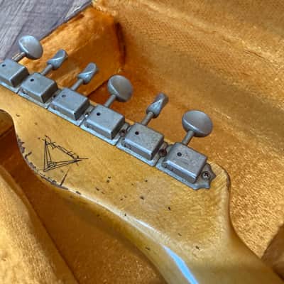 Fender Masterbuilt Yuriy Shishkov Telecaster 2009 - Heavy Relic Dakota Red image 11