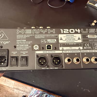 Behringer 1204USB 12-Input 2-Bus Mixer XENYX EQ 2016 - Present - Standard image 3