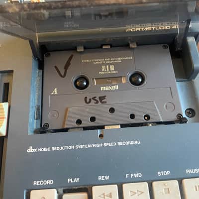 TASCAM Portastudio 414 MKII 4-Track Cassette Recorder 1990s - Blue image 2