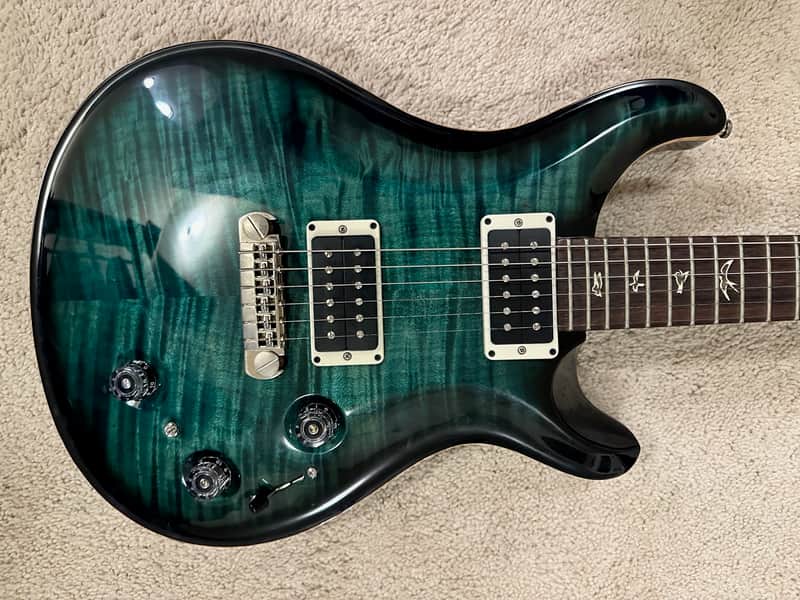 PRS P22 / Custom 22 Piezo Stoptail 10-Top 2012 - 2016 - Teal Black image 1