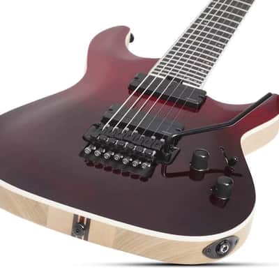 Schecter C-7 FR SLS Elite Blood Burst image 2