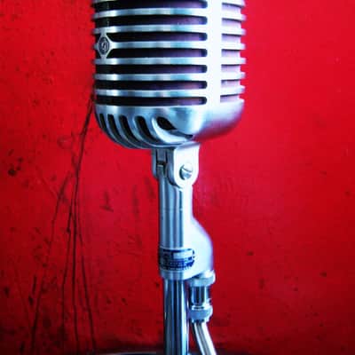 Vintage 1940's Shure 55S Unidyne dynamic cardioid Microphone multi Z w cable & case 55S 55SW 556S 556 image 15