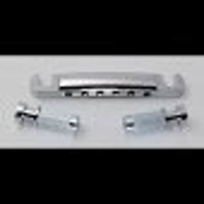 Gotoh Guitar Bridge Tail Piece Chrome image 1
