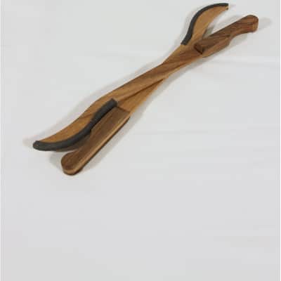 Roosebeck Dulcimer Hammers Solid Walnut Leather Padded Design Set of 2 image 2
