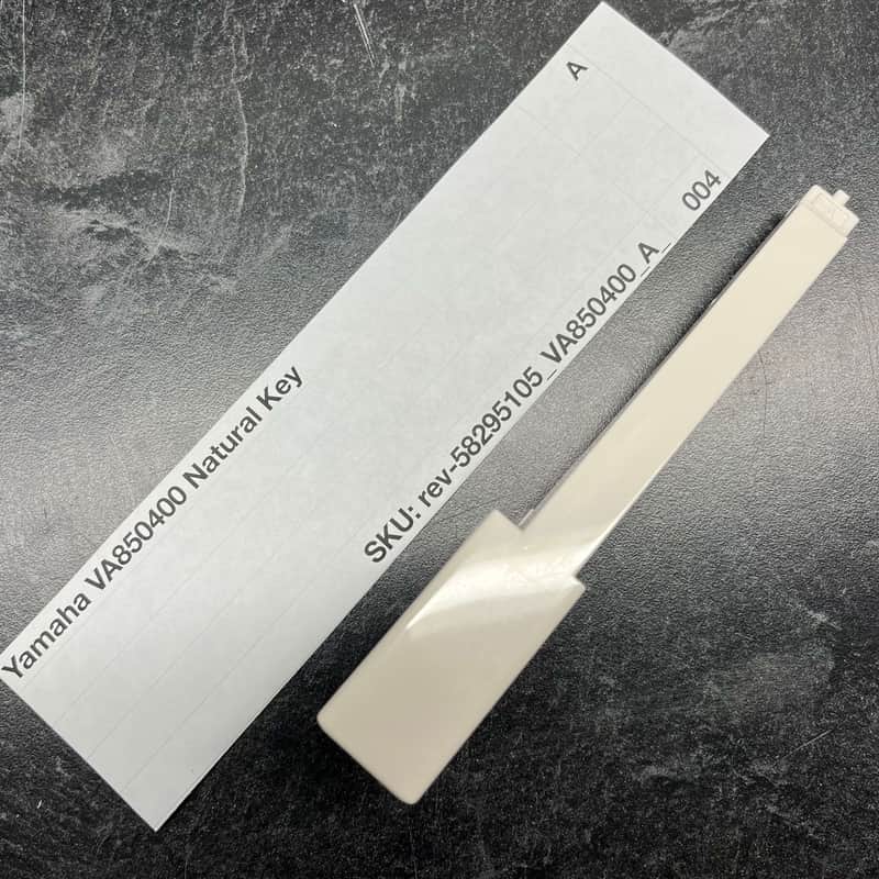 ORIGINAL Yamaha Replacement A Key (Yamaha C61K6 Keybeds) (VL57040R/VA850400) for SY22/35/55, DX11, DS55, S30, AN1X, CS6X, V50, W7, YS200, and Korg 707 image 1