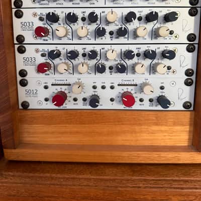 Rupert Neve Designs Portico 5043 5033 (two units ) 5012 2012 - 4 units in oak portable case image 2