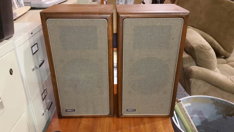 Beautiful Vintage Advent A4 Speakers image 1