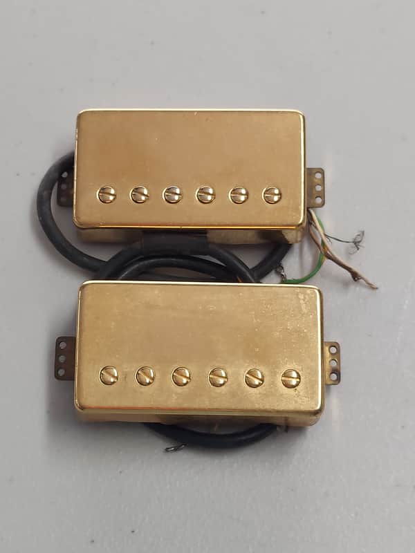 1990's Schaller Humbucker Pickup Set - Neck 7.73k Bridge 8.19k image 1