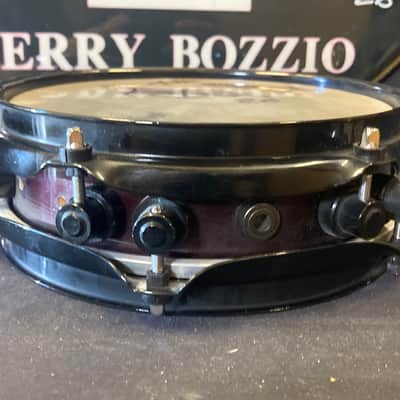 Terry Bozzio's DW - 8" Collector's Series Piccolo Tom - Purple Satin Oil - "A#/Bb". Autographed! image 8