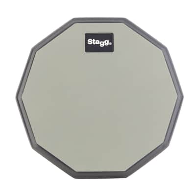Stagg Rubber Practice Pad - 8" Grey image 2