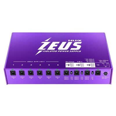 NuX Zeus 10 output Isolated Power Supply for Pedalboard w/ FREE Same Day Shipping image 4