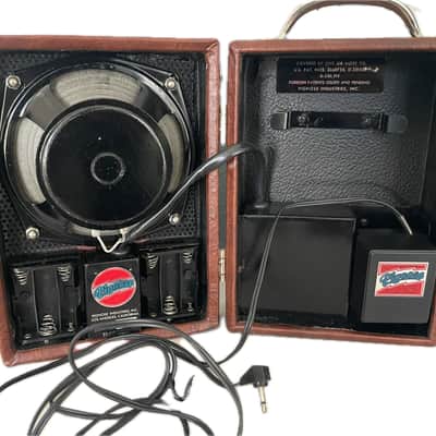 1970s Pignose 7-100 Red Label Portable Guitar Amplifier – USA Made – Original AC Adapter – Excellent Condition image 3