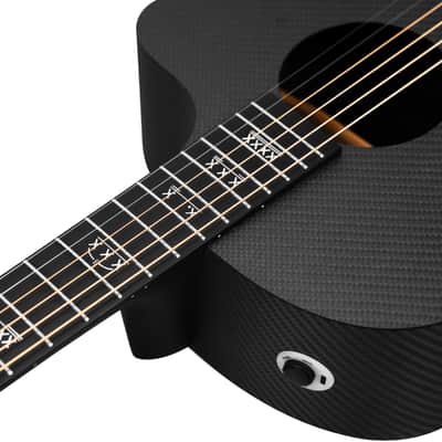 Natasha X Carbon with NS3 Pickup - 3K Carbon Fiber Acoustic Guitar 2024 image 11