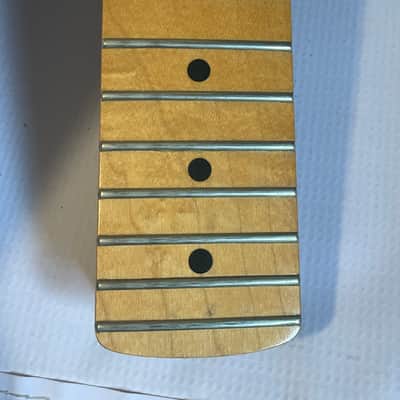 1988 Fender USA American Stratocaster Plus Loaded Guitar Neck 22 Fret Maple FB image 16