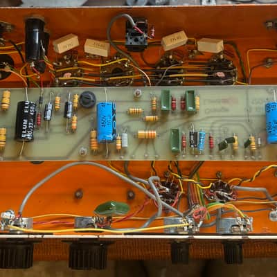1974 Orange OR120 amplifier head with matching Orange 4x12 cabinet. image 6