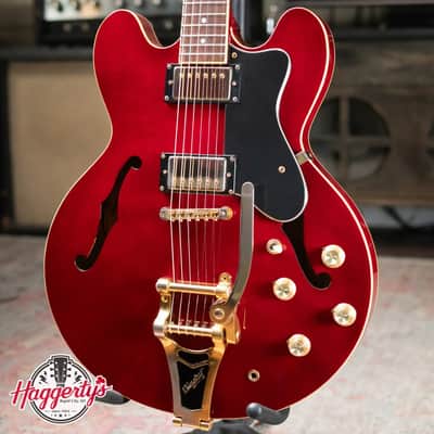 Epiphone Jorma Kaukonen Signature JA-Riviera, Cherry w/ Hardshell Case - Used image 1