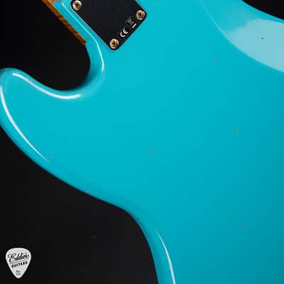 2024 - Fender Custom Shop 1964 Jazz Bass Journeyman Relic P/J - Taos Turquoise image 12
