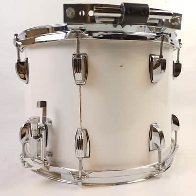 Ludwig 10x14"White Cortex Marching/Parade Snare Drum Rocker Black/White 4Ply P85 image 6