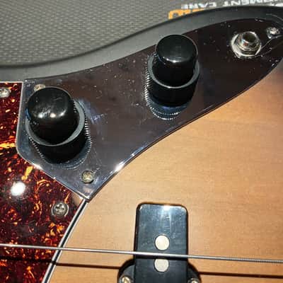 Fender/Squier Jazz bass w/ Lindy Fralin and mods - tobacco burst image 3