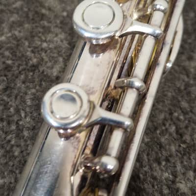 Osborne Engraved Silver Standard Nickel Flute - Elegant Design - Good w/ Hard Case image 16