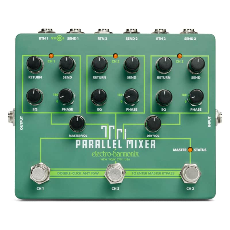 Electro-Harmonix Tri Parallel Mixer Effects Loop Mixer/Switcher image 1