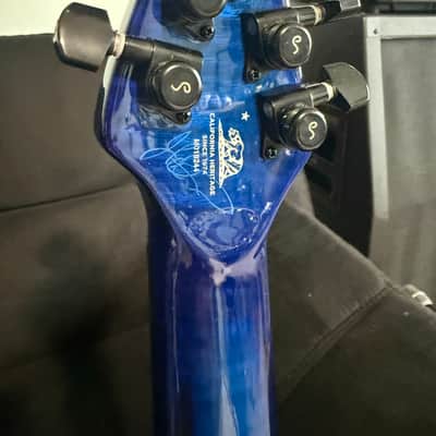 SIGNED Ernie Ball Music Man EBMM Majesty John Petrucci Blue Ink 6 image 5