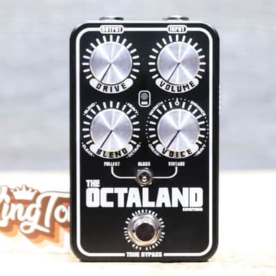 King Tone Octaland V2 Super Smooths Octave Fuzz Effect Pedal w/Box #OC221251 image 7