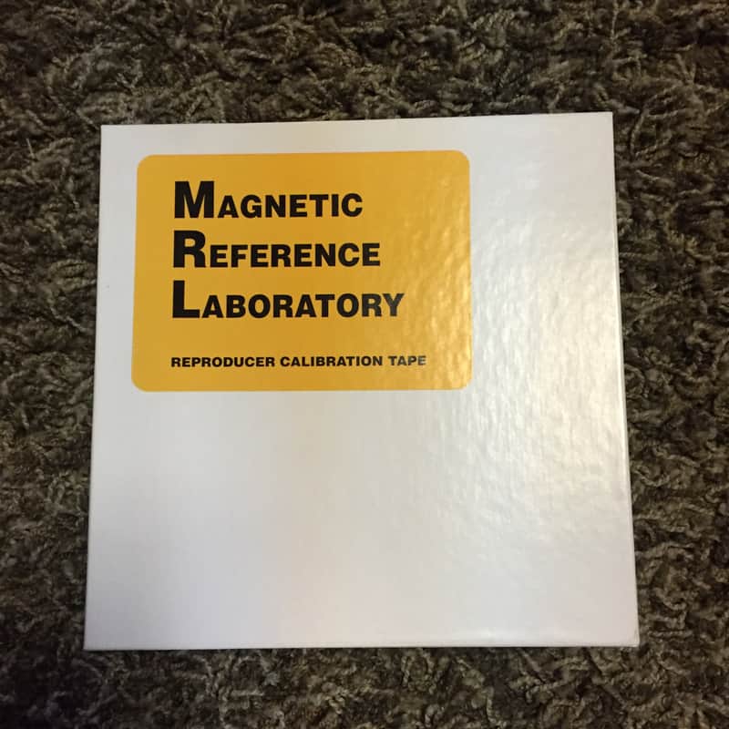 Magnetic Reference Labs (MRL) Reproducer Calibration Alignment Tape 1/2" 15IPS IEC For Tascam 38, Etc. image 1