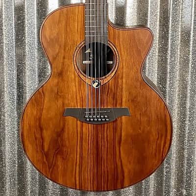 LAG Guitars SAUVAGE-J12CE Natural Jumbo 12 String Acoustic Electric Guitar & Bag #1768 image 1