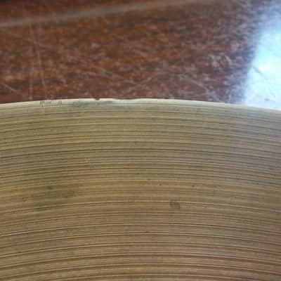 ZILDJIAN VINTAGE Avedis 15" LIGHT Hi Hat Cymbal 50S SMALL STAMP  935 G Sounds Great !!! image 17