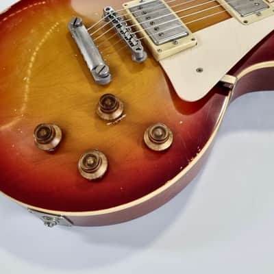 FGN Master Relic Les Paul Siggi Braun #024 2011 - Aged Cherry Burst image 7