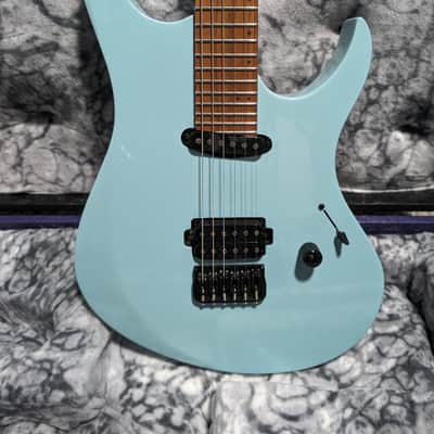 Balaguer Diablo Retro 27-fret 2023 - Cerulean Blue image 3